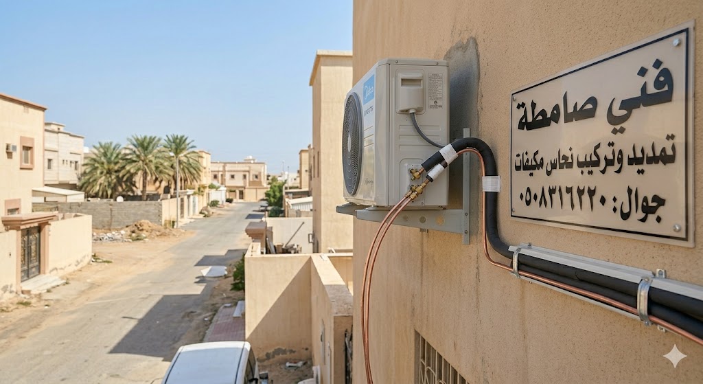 تمديد نحاس مكيفات صبيا